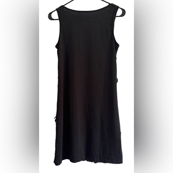 Ruby Rose Black Sleeveless Textured Embroidery Cocktail Mini Dress Size Medium - Picture 6 of 11